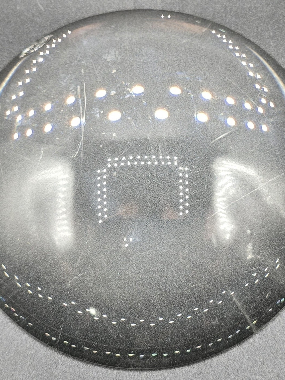 Vintage Magnifying Paperweight